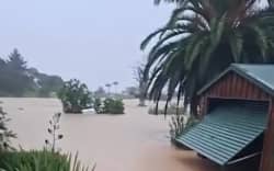 The flooding, on 18 January, 2026, is really bad in the Helena Bay - Ōakura area of Northland, the woman who captured this image said.
