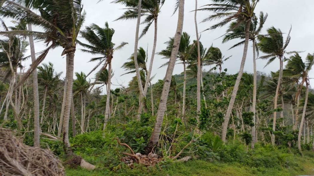 It's not a windy day but looks like it. Koro in some way is stuck on Feb 19 when Cyclone Winston hit.