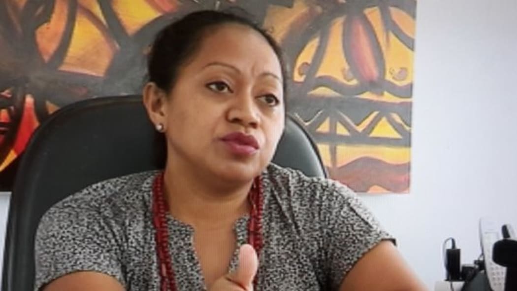 Lauriane Verge is the president of the Wallis & Futuna Chamber of Commerce.