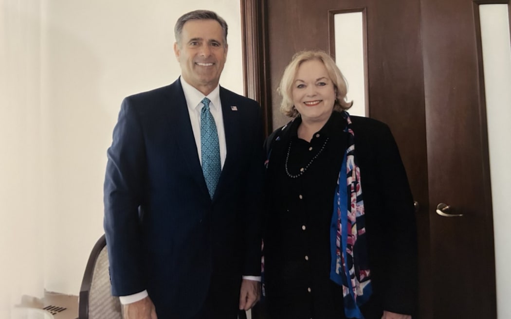 Minister of Defence Judith Collins said she held discussions at CIA headquarters in Langley, Virginia, and met with CIA director John Ratcliffe, on Friday 17 October, 2025 (Saturday, NZT).