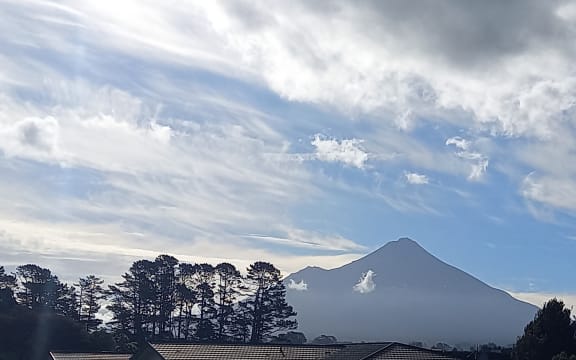 Mt Taranaki from  Stratford