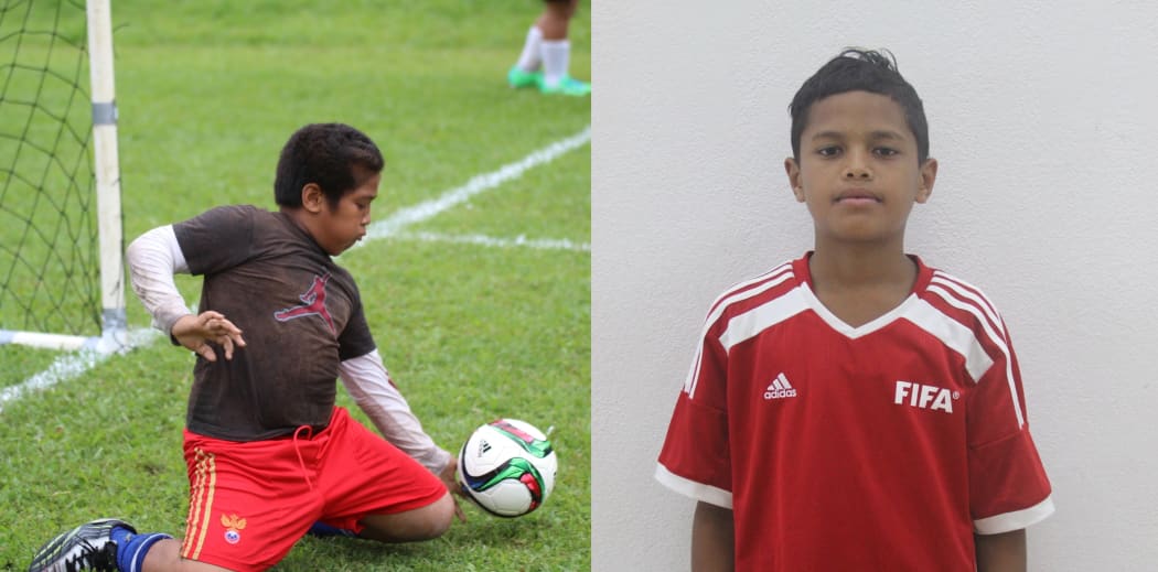 Fa’fetai Kaleopa (player) and Johnica Collins (journalist) are representing American Samoa.