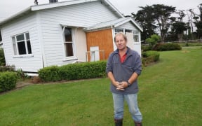 Ross Ward says he will never be able to live in the badly damaged house again, the quake was so terrifying.