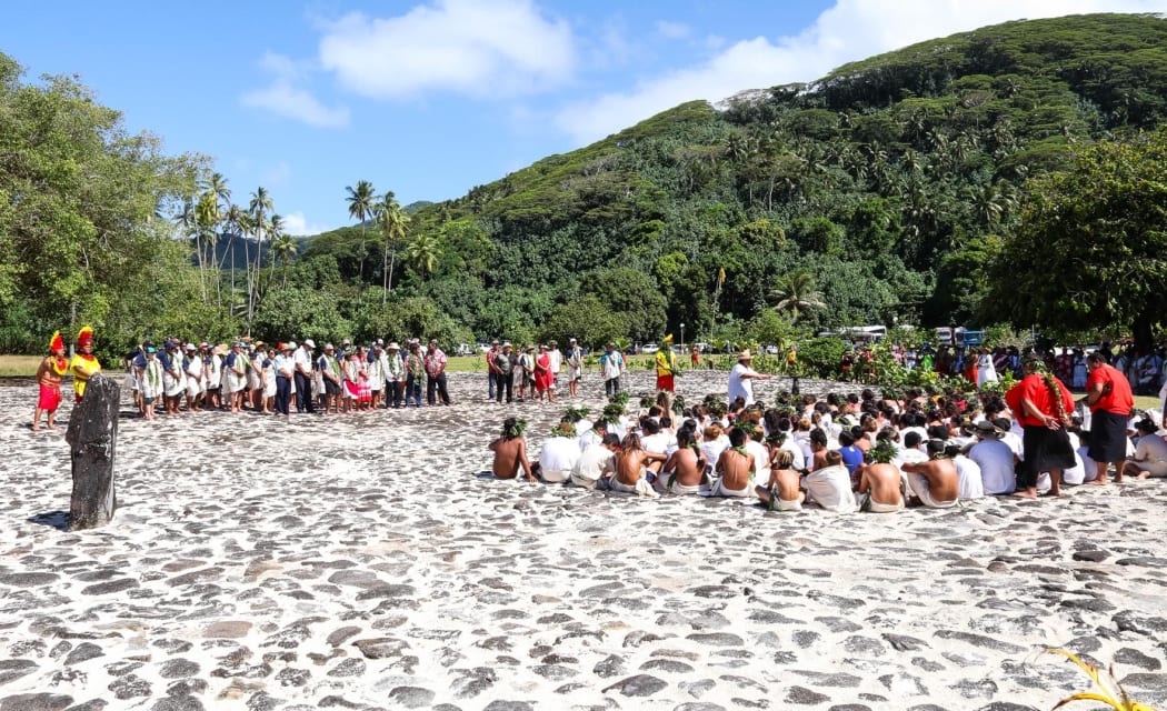 Taputapuatea marae on Raiatea