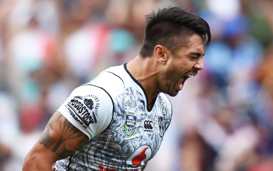 Shaun Johnson is delighted with his match-winning try against the Broncos