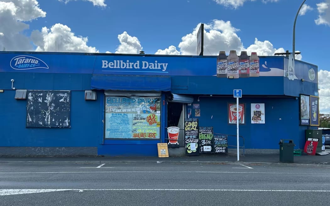 Bellbird Dairy on Norton Rd, Hamilton, was the first business to be hit by armed robber Solo Turner, in a heist on September 10, 2023.