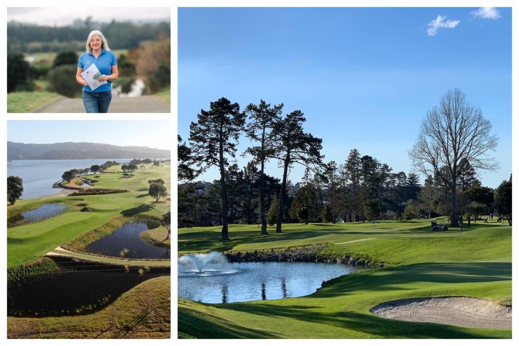 Kristine Kerr, Omaha Beach golf course and Pakuranga golf course