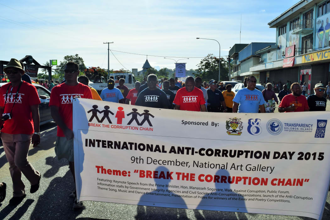 The 2015 IACD anti-corruption walk.