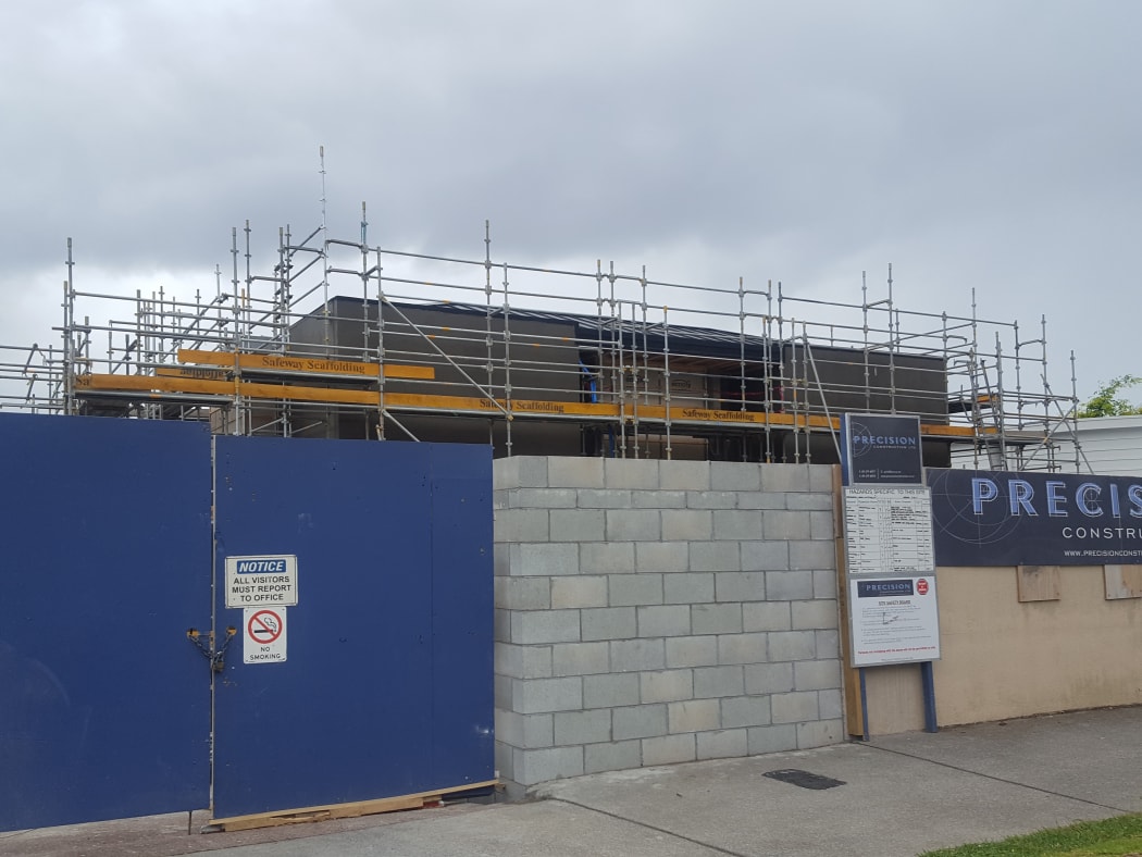 Construction at Rod Duke's Herne Bay property.