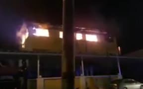 A video posted by Malaysian newspaper Berita Harian on Twitter on 14 September 2017 showed a building engulfed by fire. It identified the building as Darul Quran Ittifaqiyah, in Kuala Lumpur.