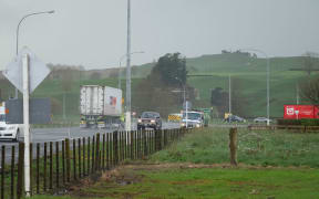 Intersection of State Highways 29 and 1 at Piarere, south of Cambridge
