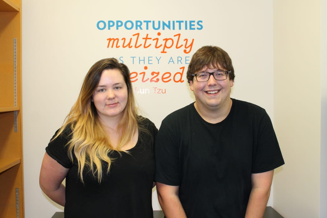 Photo of Courtney Green and Harry Wadell of Health Logistics