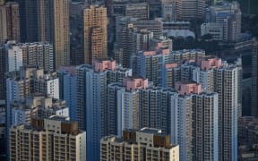 High rise buildings in Hong Kong.