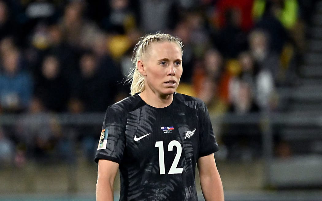 Betsy Hassett of New Zealand during the 2023 FIFA Women’s World Cup.