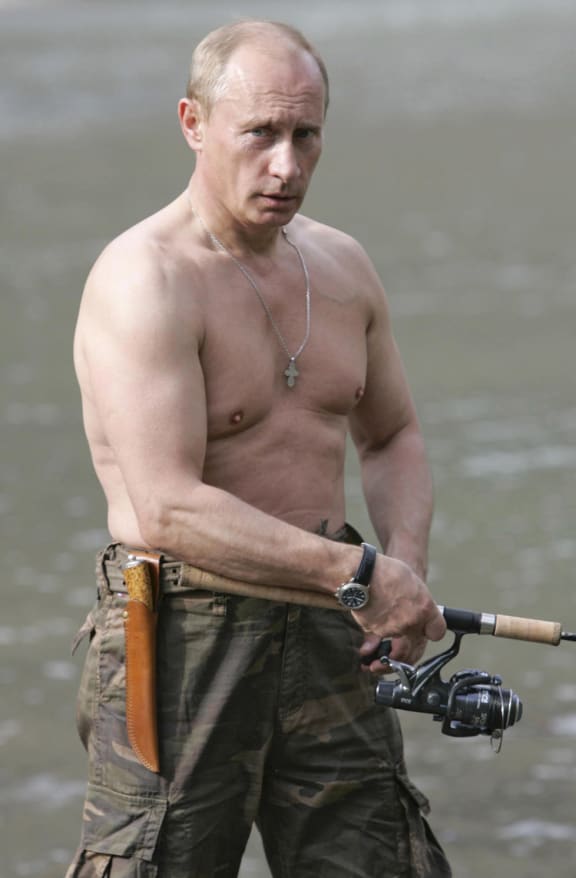 Experts say Vladimir Putin has crafted a public image of a hyper-masculine leader while keeping his private life hidden.