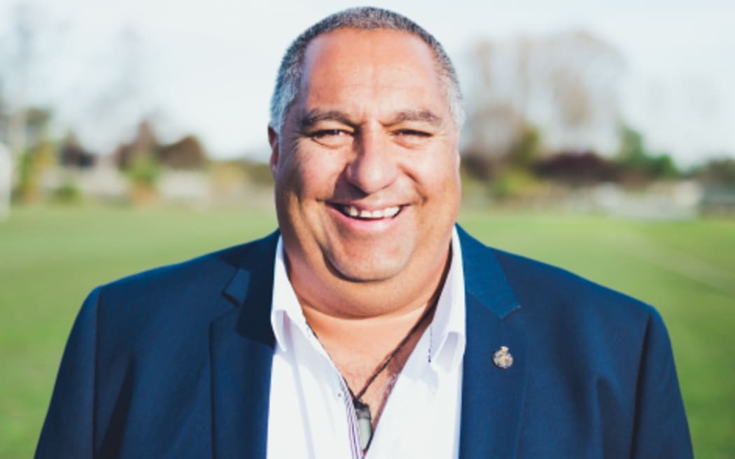 Community board chair Brent Maru.