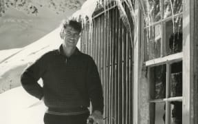 ‘Sir Ed in the Southern Alps  - his name is commemorated in Hillary Hut in Antarctica, the last remaining building of the original Scott Base dating from 1957’