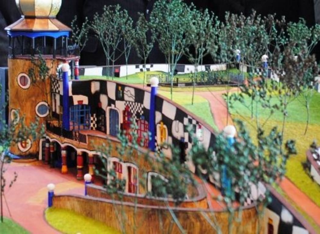A model of the proposed gallery.