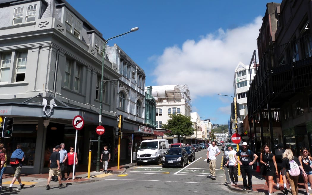 Cuba Street in central Wellington