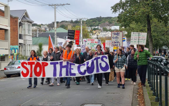 Job cuts protest at Otago University