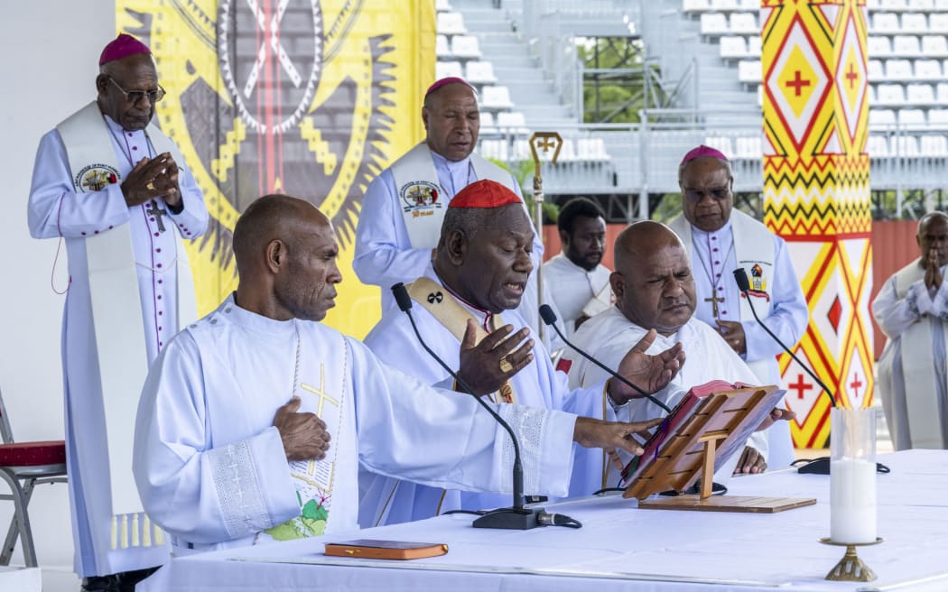 Papua New Guinea, Gulf of Papua Region, National Capital District, Port Moresby City, Visit of Pope Francis to Papua New Guinea between 6 and 9 July 2024 (Photo by DOZIER Marc / hemis.fr / hemis.fr / Hemis via AFP)