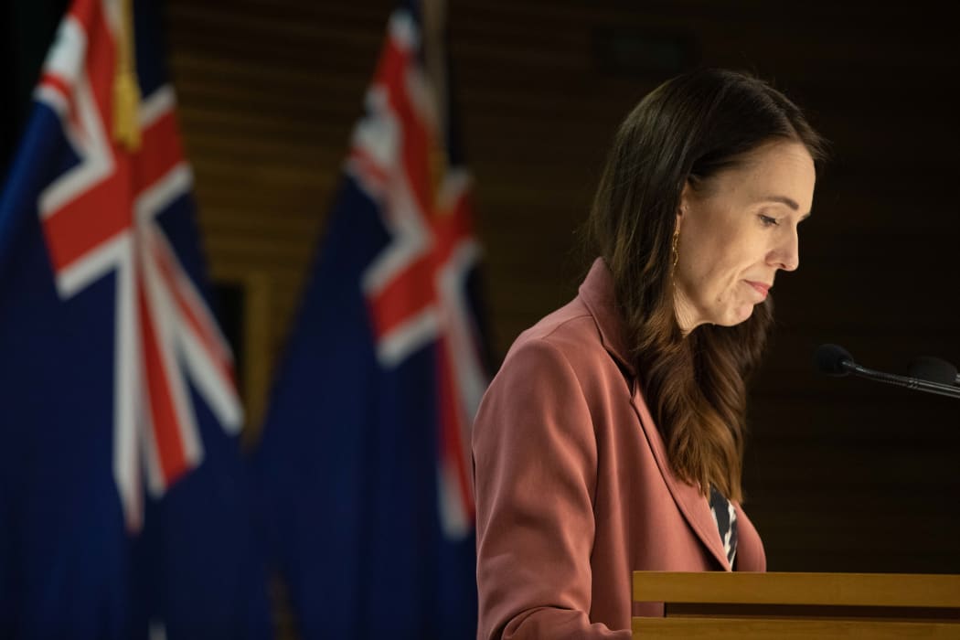 PM Jacinda Ardern speaks to media following Russia's invasion of Ukraine
