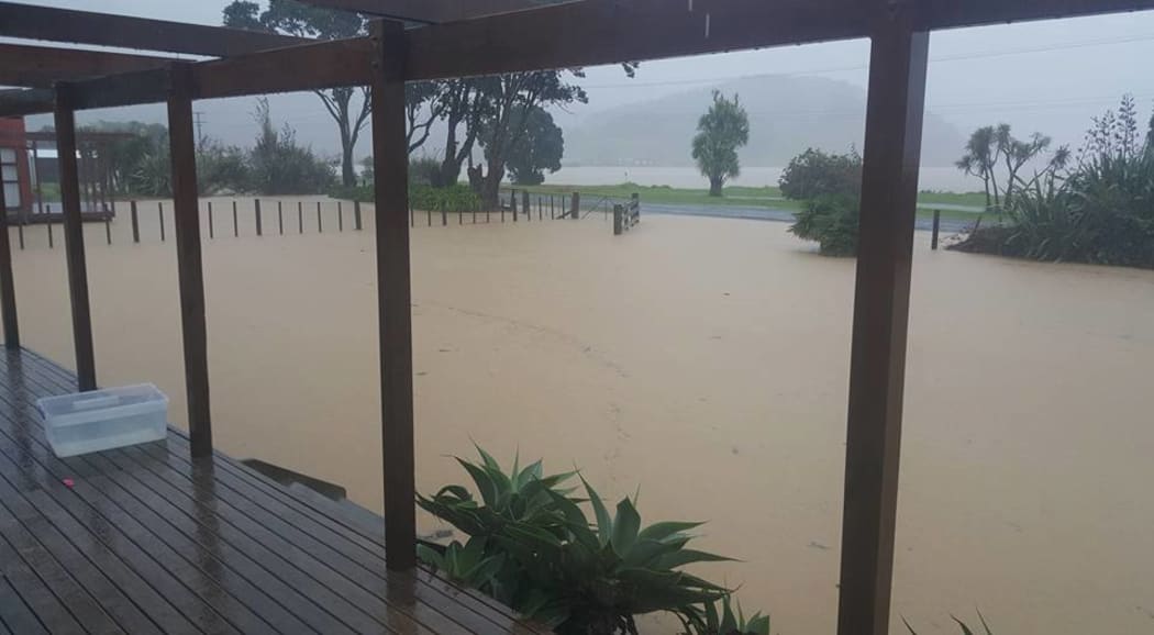 Flooding in Colville, Coromandel.