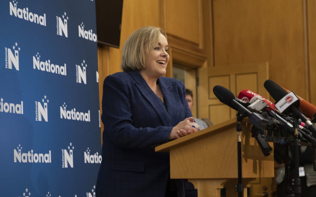 Judith Collins announces her new lineup