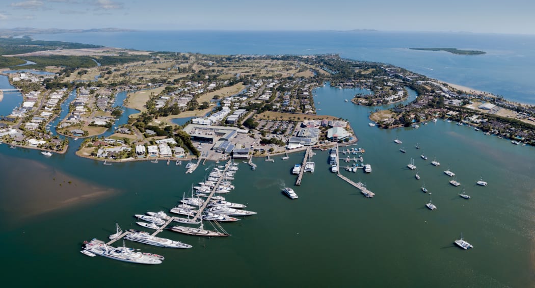 The Port Denarau Marina in Nadi.