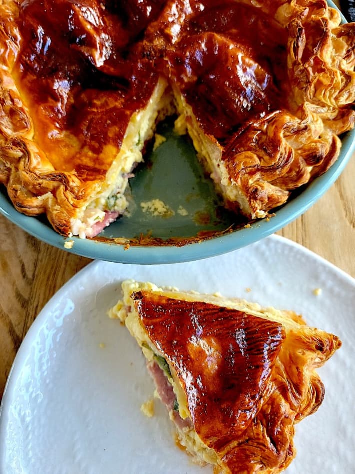Best Ever Bacon and Egg Pie