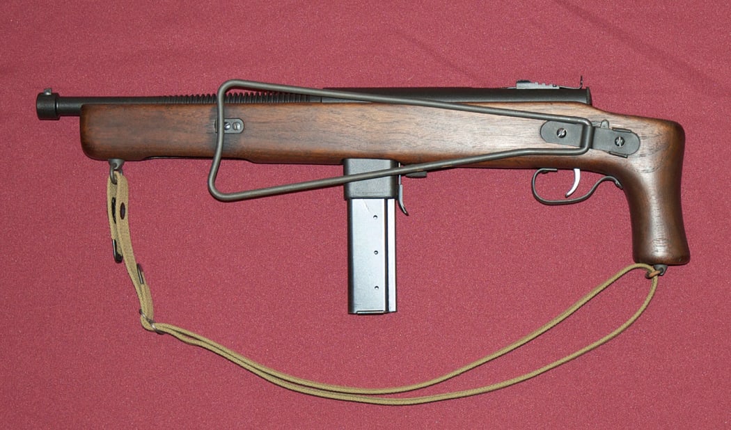 Reising Submachine Gun, similar to the one used in the Bassett Road murders