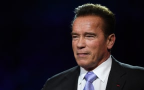 Former Governor of California and US actor Arnold Schwarzenegger.