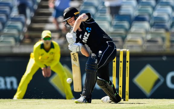 Lauren Down, New Zealand White Ferns v Australia, First One Day International, WACA cricket Ground, Perth, Australia. Friday, 22 February 2019. Copyright Image: Stefan Gosatti / www.photosport.nz