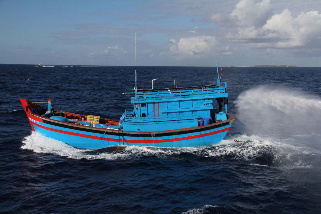A Vietnamese "blue boat".