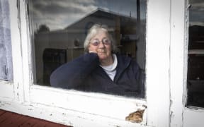 Rotorua pensioner Mary Smith lives at the council's Rawhiti Flats, where she has been waiting for a window replacement. Photo / Andrew Warner - single use