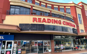 The Reading Cinemas building on Courtenay Place in Wellington in April 2020, when it had already been closed for about a year after being deemed earthquake prone.