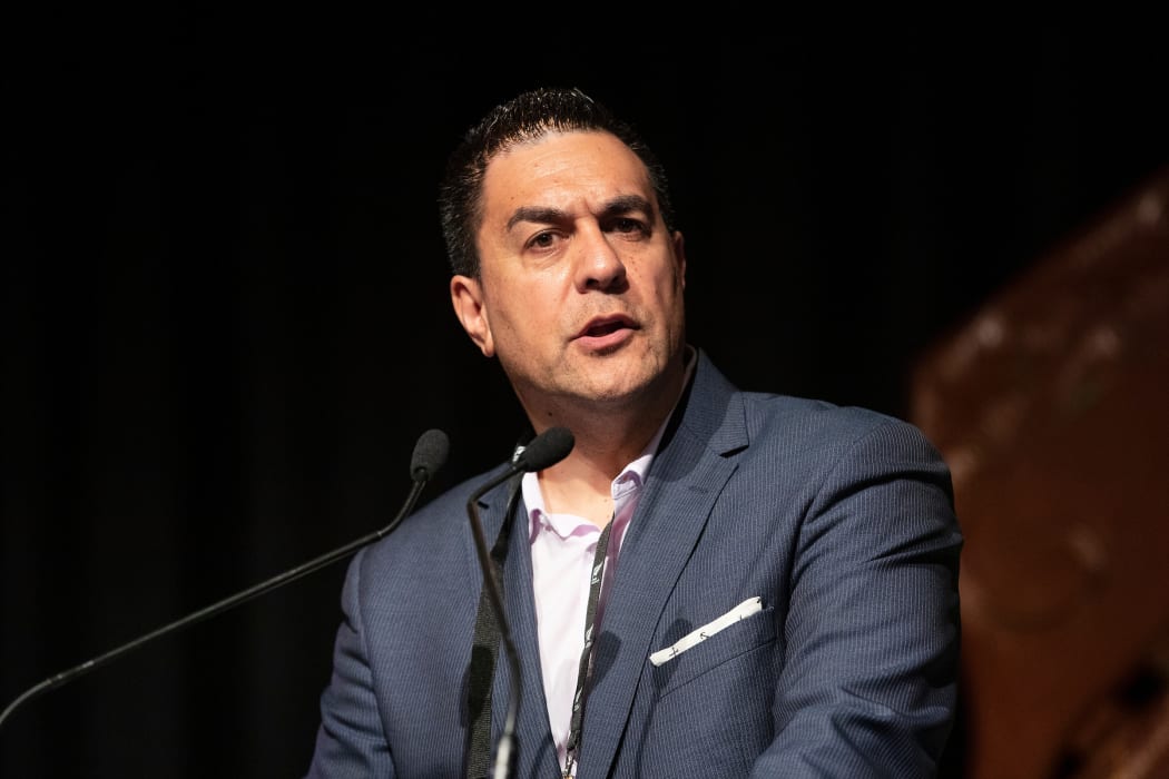 Julian Wilcox speaking during the Sport New Zealand Connections Conference in Auckland, on 24 June 2019.