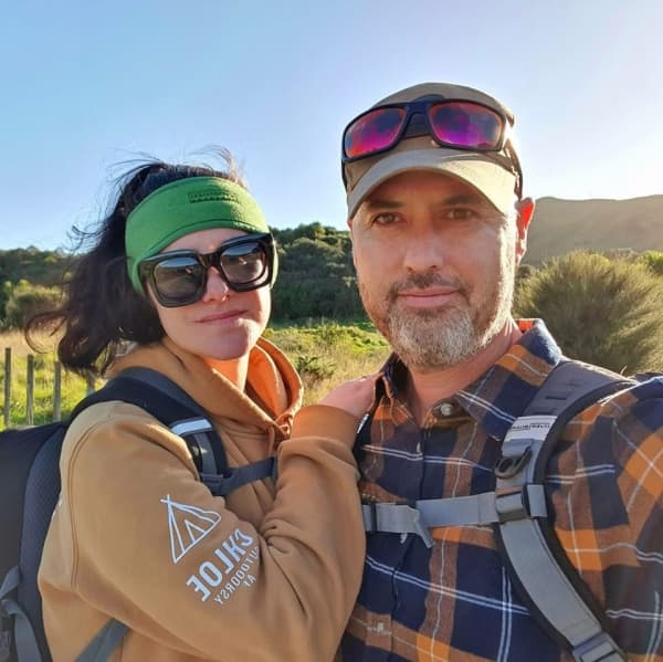 NZ Fun Adventures Camping co-owners Jono Wright and Chloe.