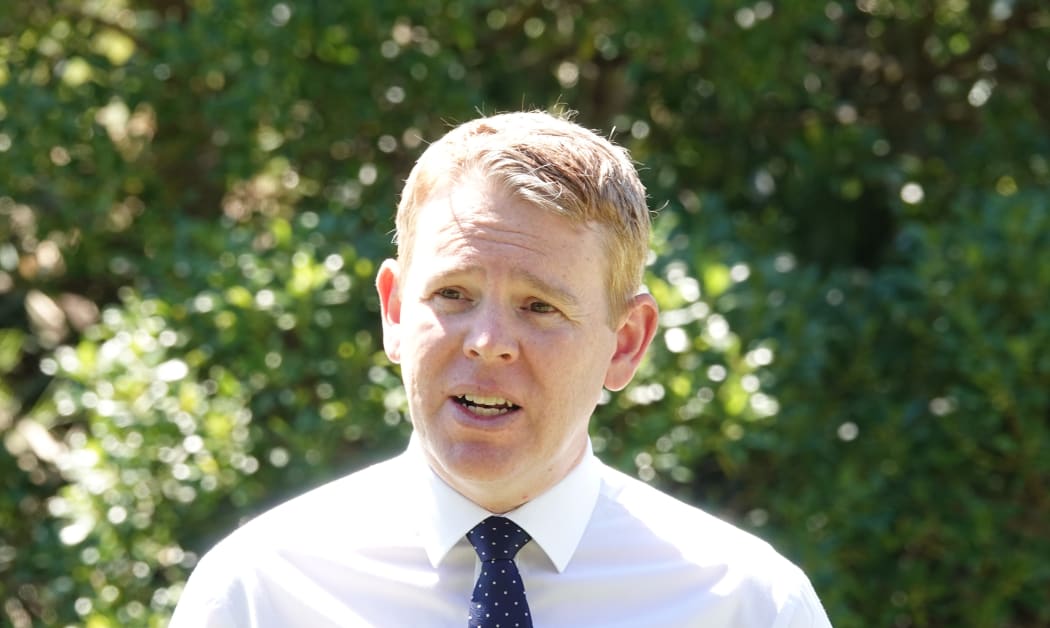 Covid-19 Response Minister Chris Hipkins giving an update on 30 December, 2021.