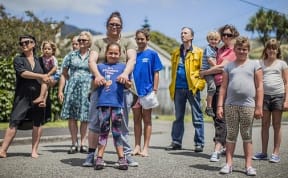 Raima Kingi and her whanau.