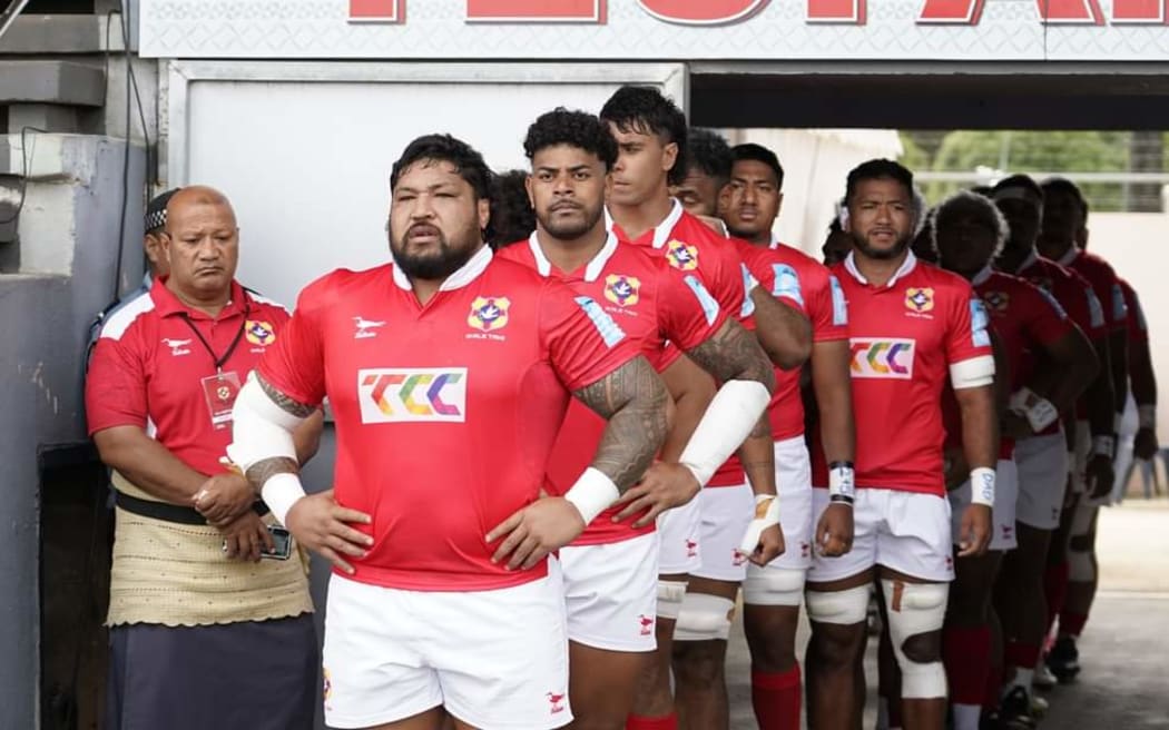 'Ikale Tahi captain Ben Tameifuna ready to lead his side out against Fiji.