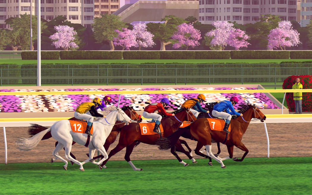 A shot from PikPok's recent game Rival Stars Horse Racing