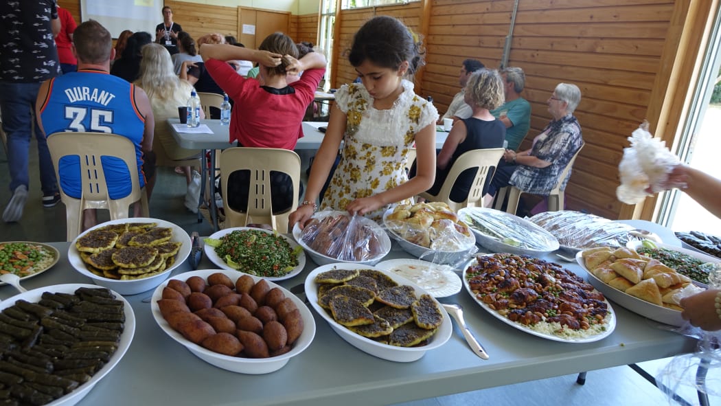 Rehanna Ali, who spoke to volunteers, advised when hosting a dinner party "if in doubt go vegetarian".