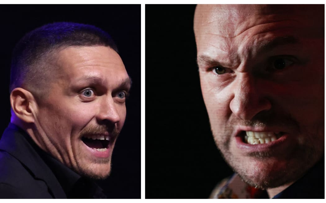 Oleksandr Usyk and Tyson Fury.