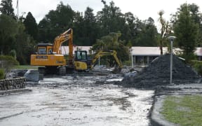 Clean up at the Mueller Scenic Circle hotel