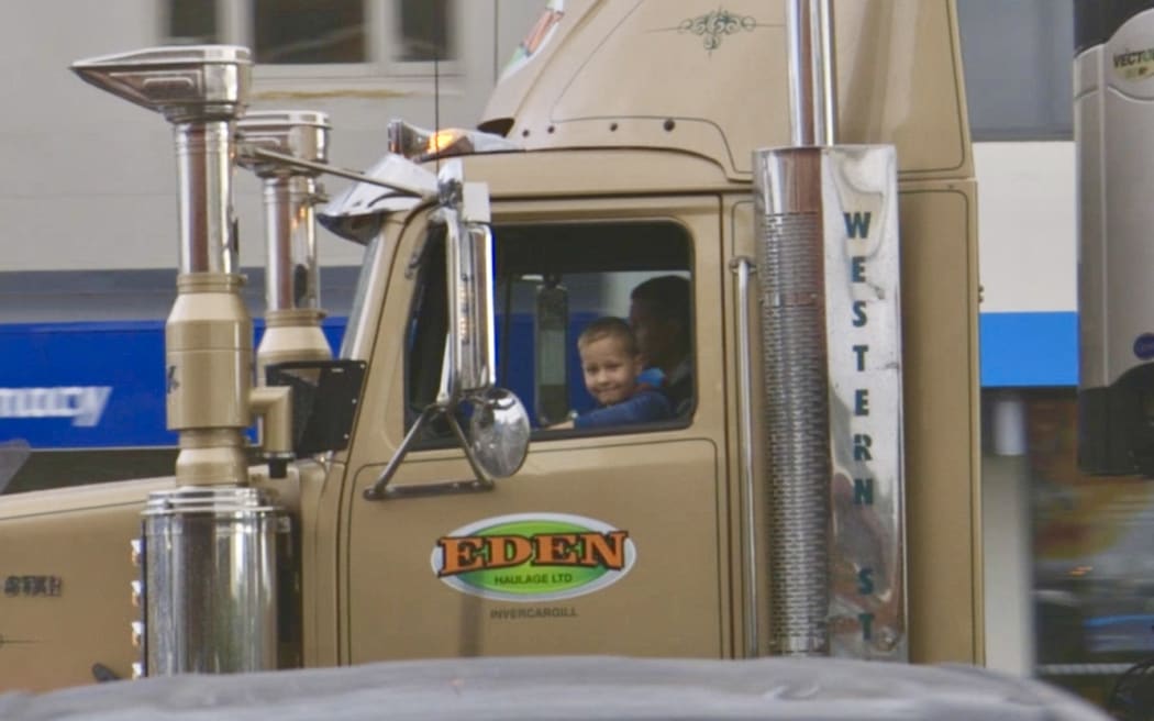 Truckers of all sizes are welcome at the parade.