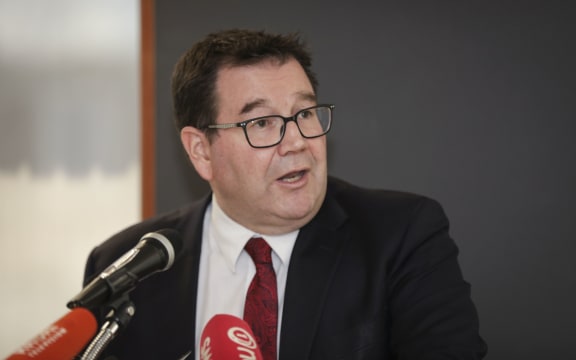 Finance Minister, Grant Robertson, speaks to media about the Half Yearly Economic and Fiscal Update.