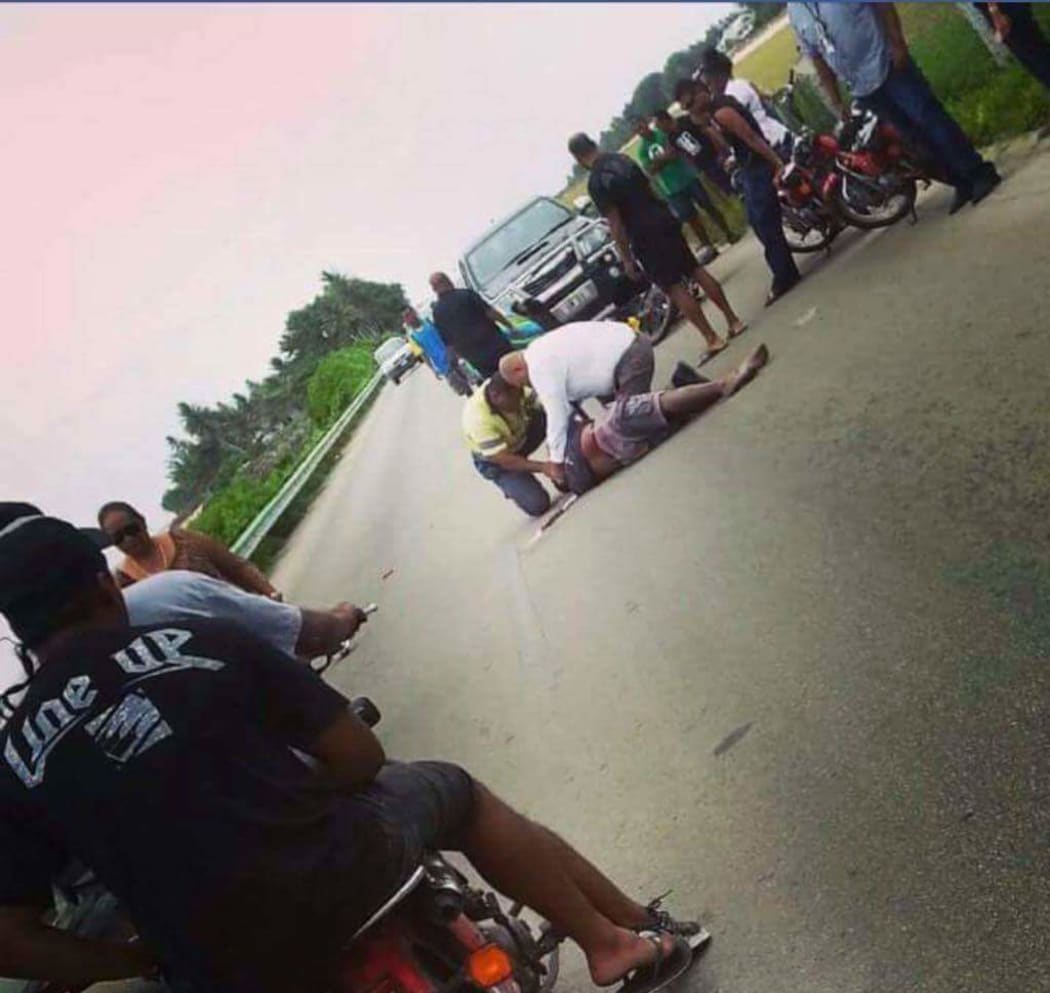 Accident involving government minister