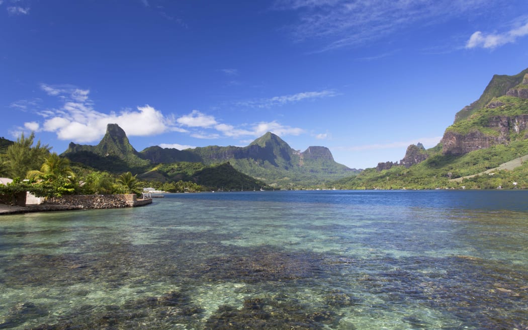 Cooks Bay in Moorea, French Polynesia. The corals that surround it have been considered some of the healthiest in the world.