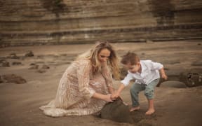 Nadia Jooste and her son Lucas. They lost their partner/father Andre Maddock after the Pharmac lamotrigine drug switch.